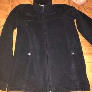 Columbia youth XL, black fleece zip up